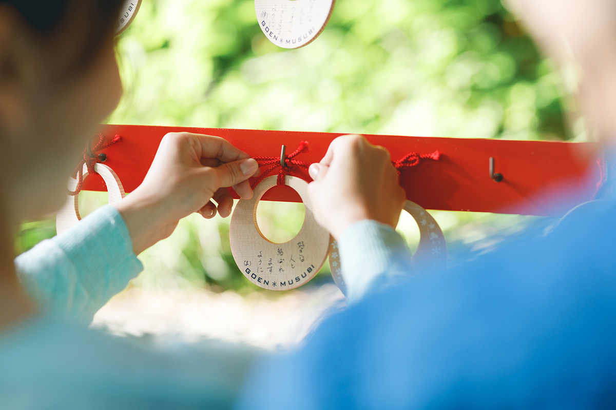 「いいご縁週間」-天皇塚で良縁祈願