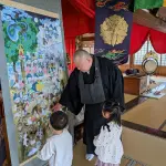 涅槃図と子どもたち