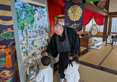 「漫画タッチの涅槃図」に込めた子どもたちへの願い（龍泰寺住職・宮本覚道）